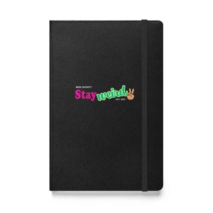 Stay Weird with a Peace Sign Notebook product image (1)