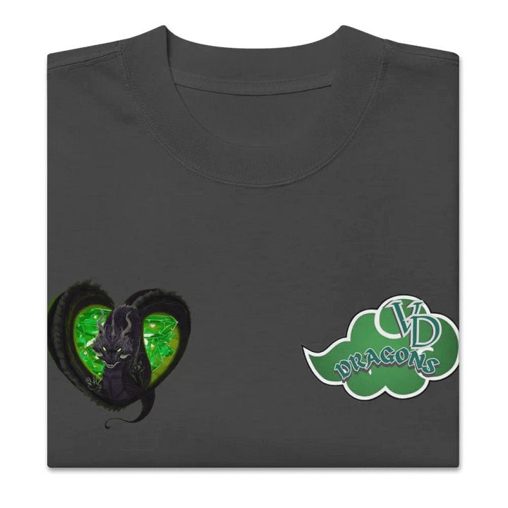 THE GREEN RAIN CLOUD HEARTED OVERSIZED TEE product image (3)