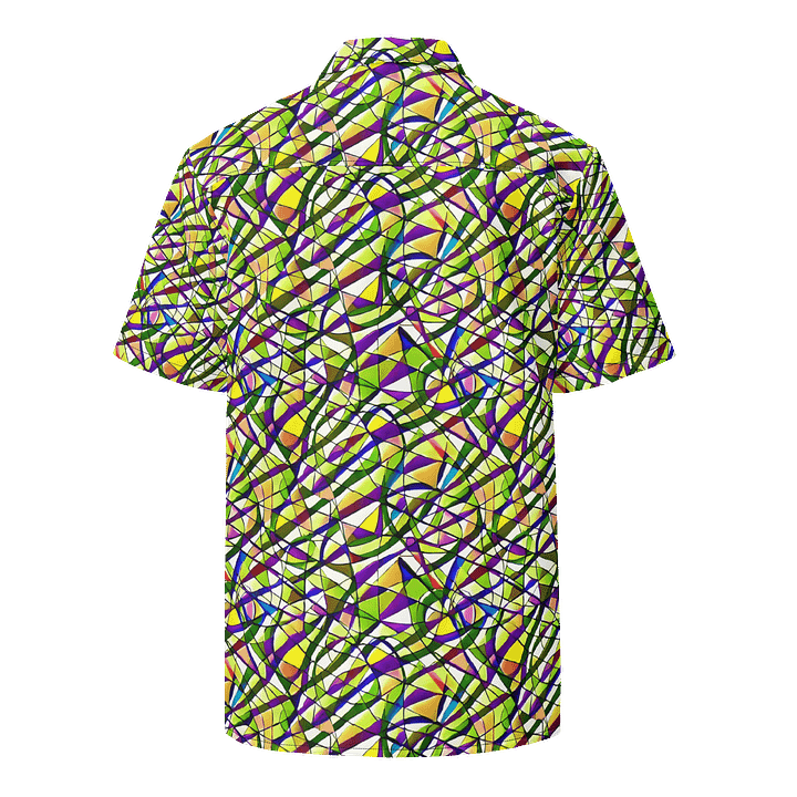 Stained Glass Pattern Hawaiian Shirt product image (2)