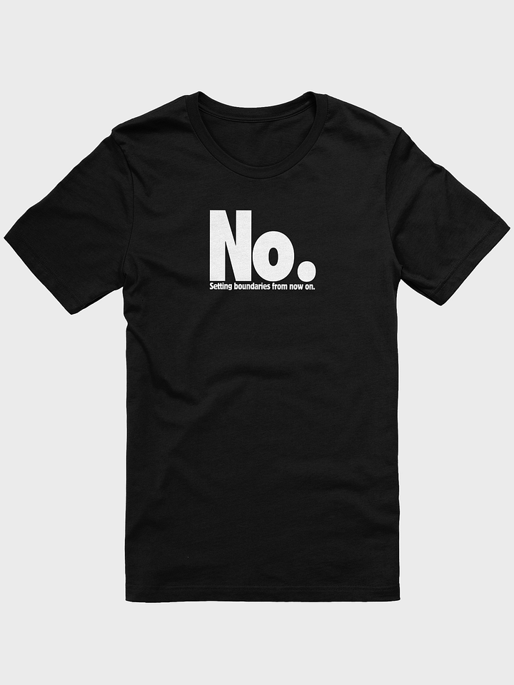 Setting Boundaries T-Shirt - White Text product image (1)