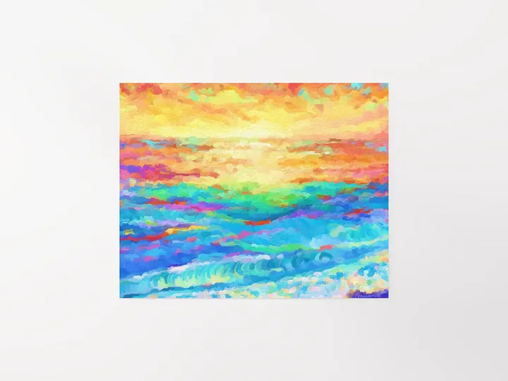 Sunset Dancing on Singing Waters Poster product image (2)