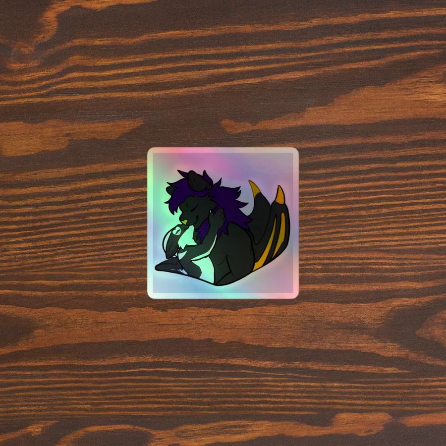Obsidian and orca kiss sticker product image (3)
