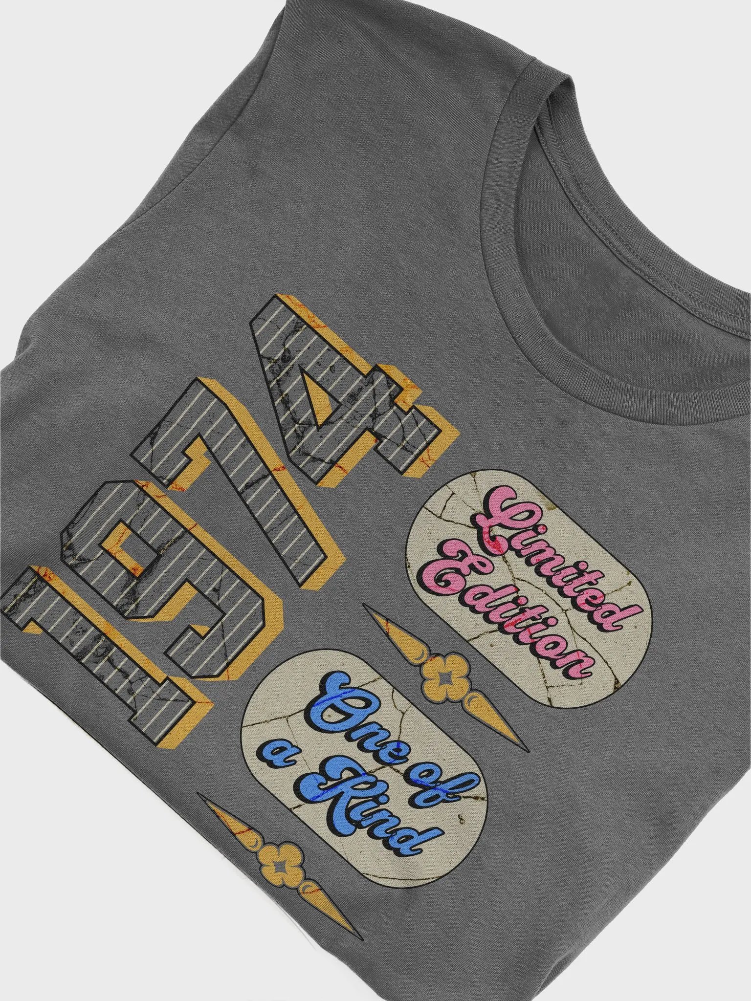Limited Edition 1974 Typographic T-Shirt product image (3)