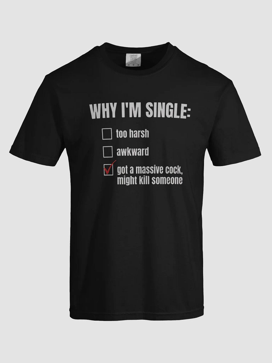Why I'm Single Funny Adult Humor T-Shirt product image (5)