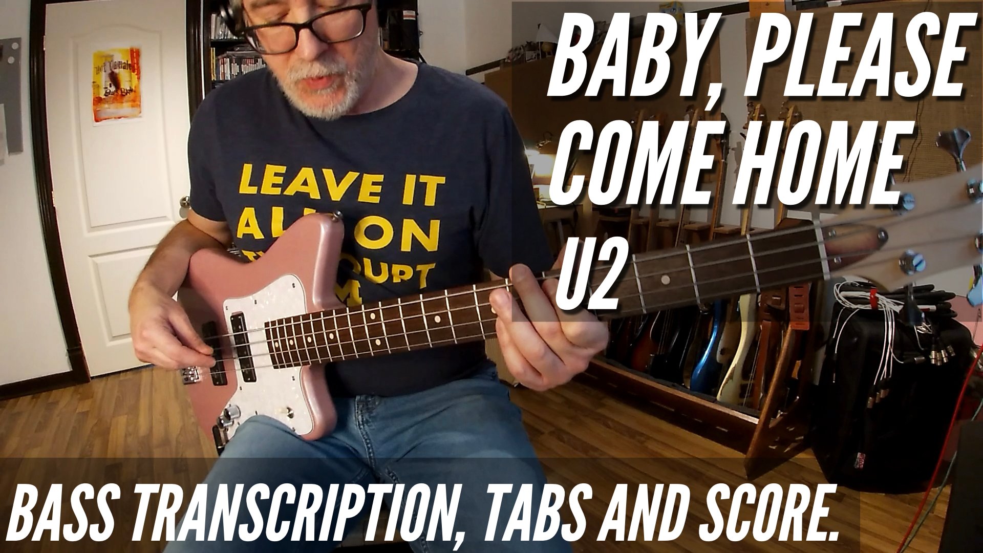 U2 - Baby, Please Come Home - Bass Transcription product image (1)