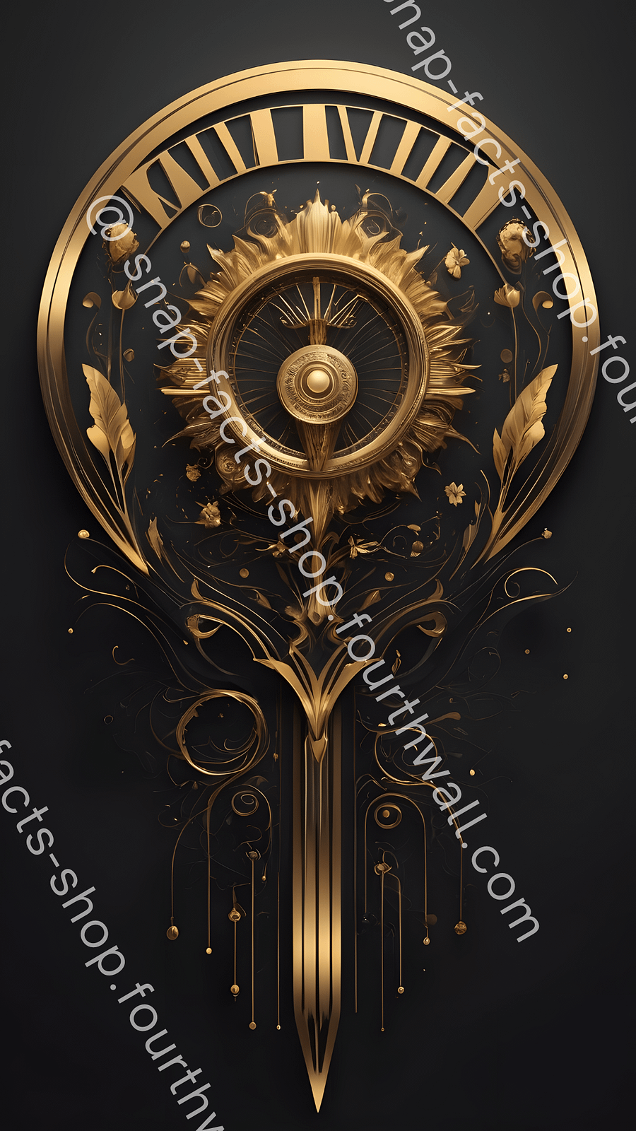 Eclipsed Elegance: The Golden Blossom product image (1)