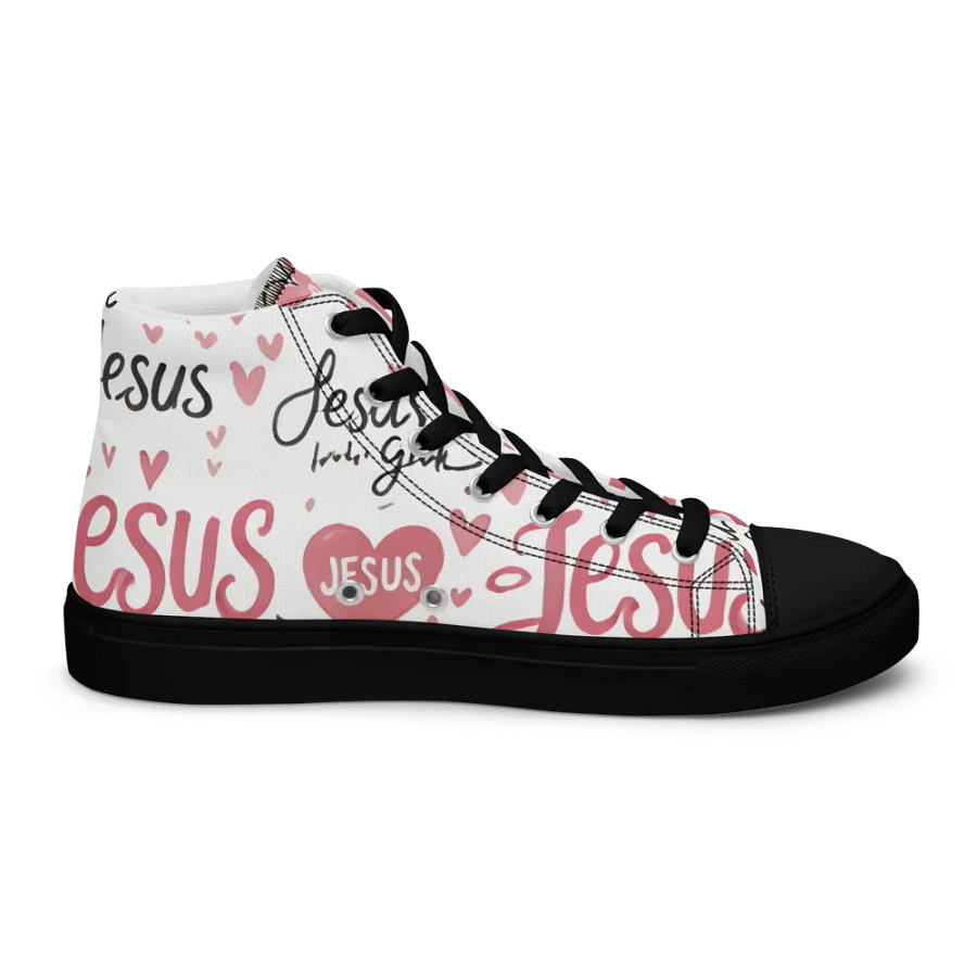 Jesus Love Women's High Tops product image (12)