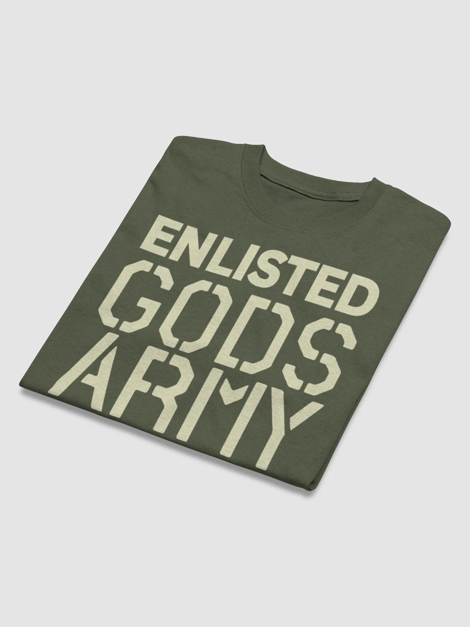 ENLISTED IN GODS ARMY T-SHIRT product image (3)