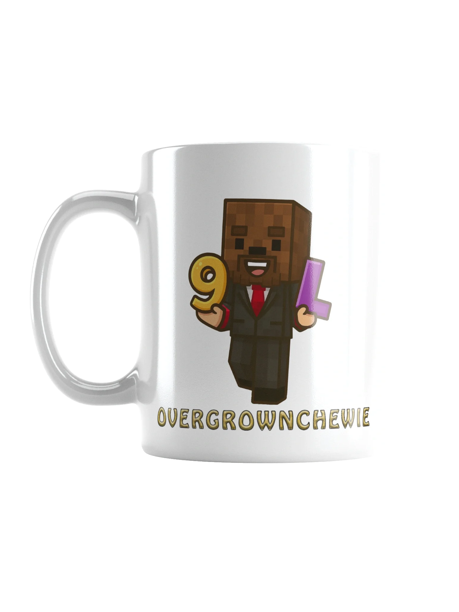 9LS4 OvergrownChewie White Glossy Mug product image (2)