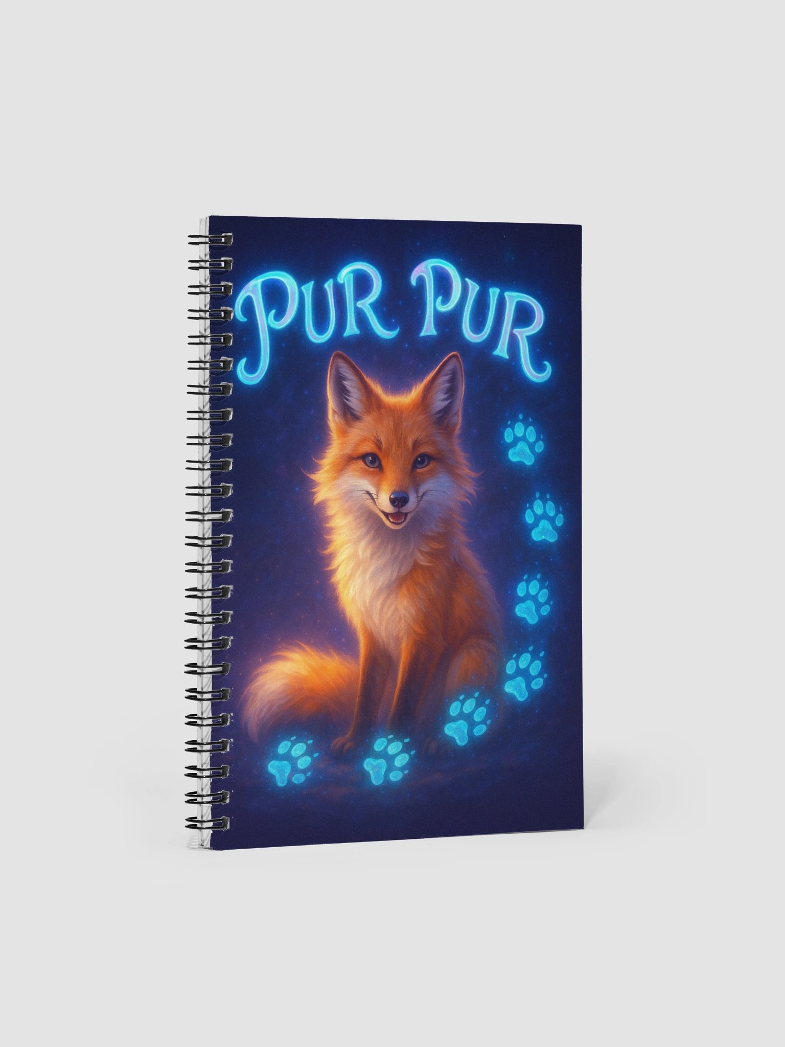 Pur Pur Fox Spiral Notebook product image (1)