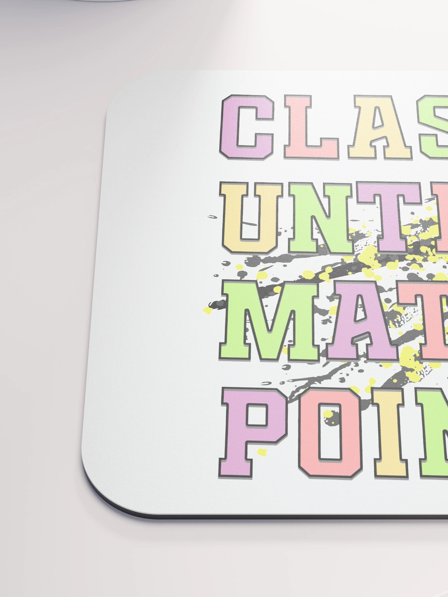 Classy Until Match Point Pickleball Splatter Smash Mouse Pad product image (6)