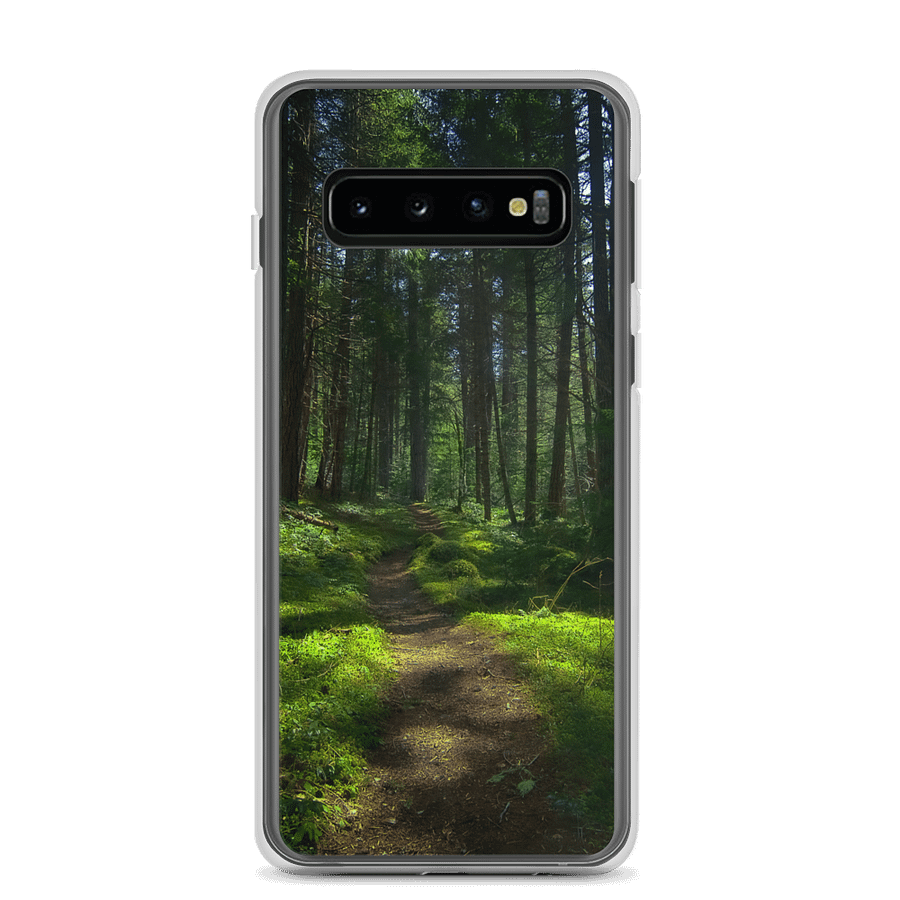 Lower Dungeness Trail Timber sun lighting Samsung® Clear Case product image (1)