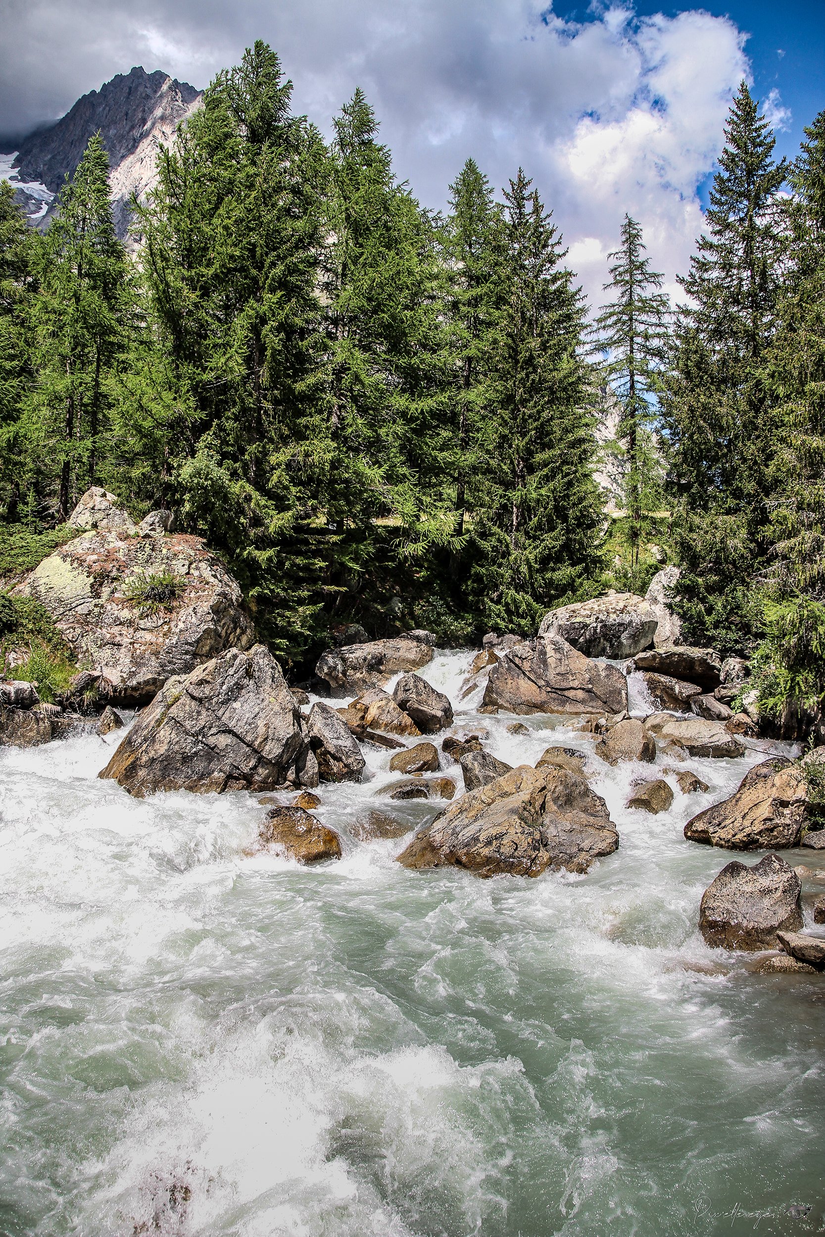 Rushing Waters at Lavachey – Mont Blanc, France product image (1)