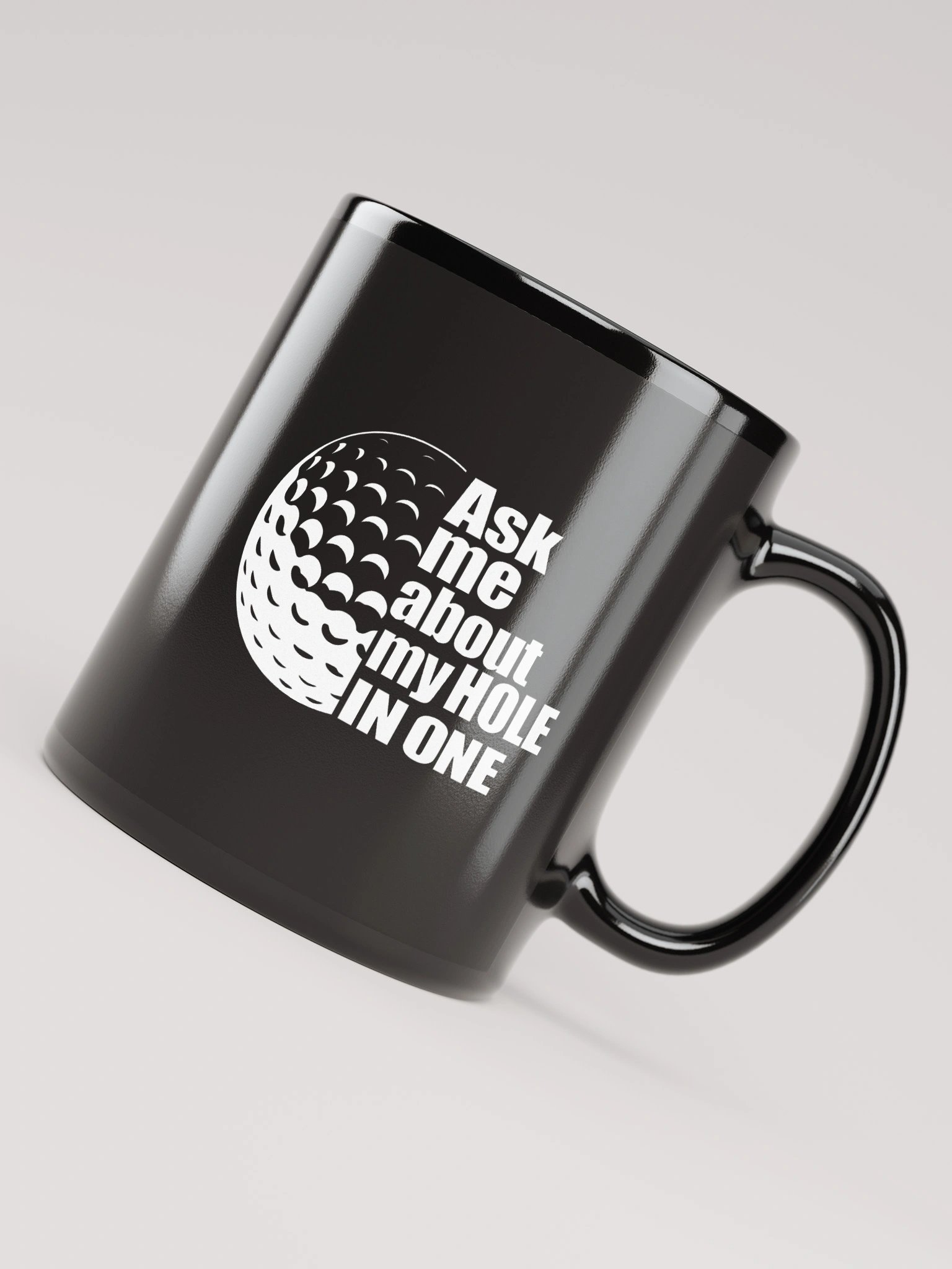 Black Mug (Ask Me About My Hole In One) product image (7)