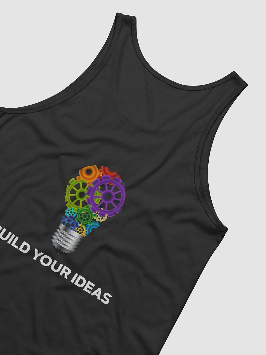 Build Your Ideas Tank Top Black product image (5)