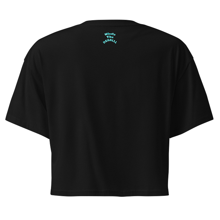 "Ducc Face" Embroidered Crop Top product image (2)