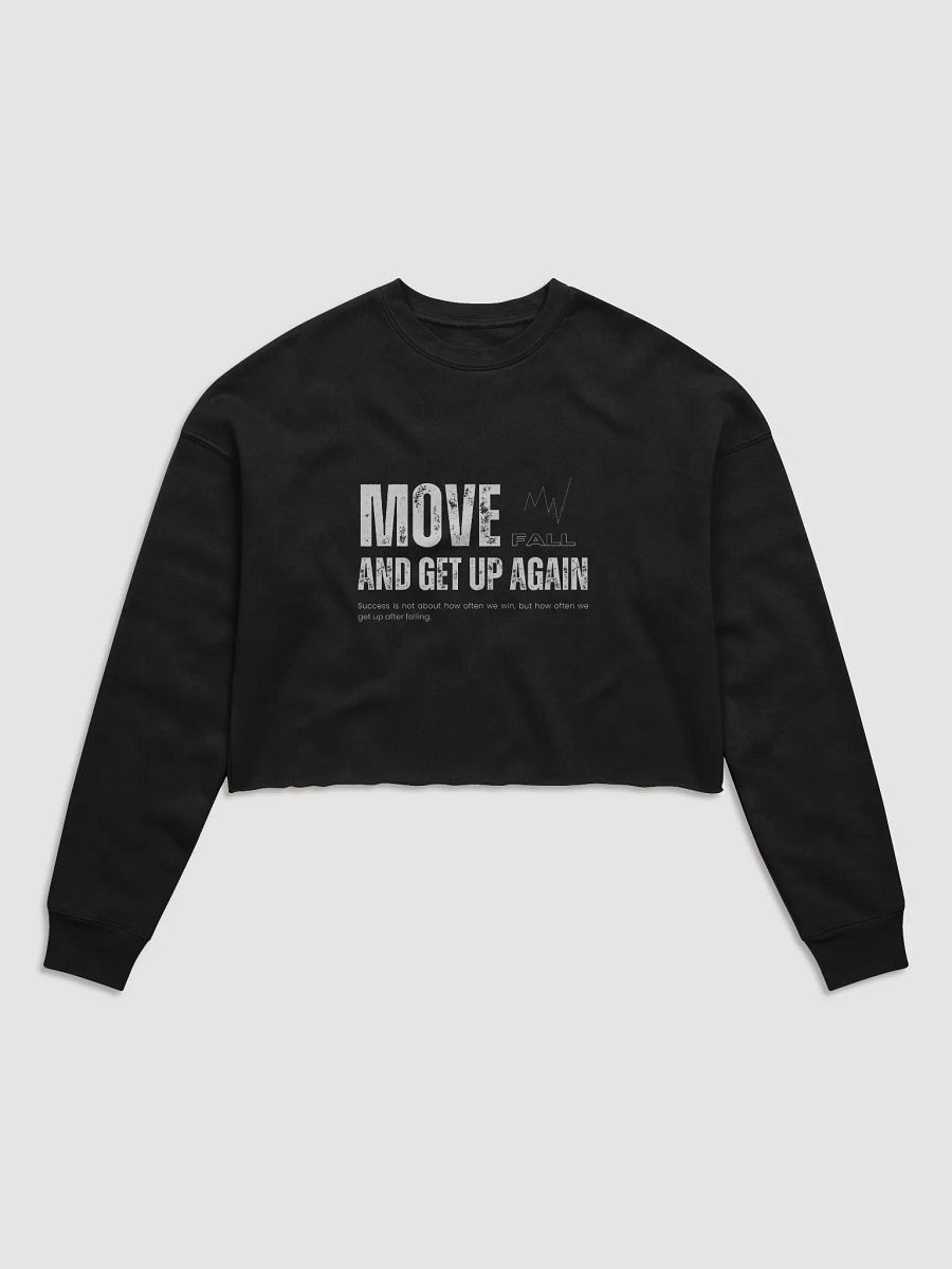 Battle Evening Women's Fleece Crop Sweatshirt product image (5)