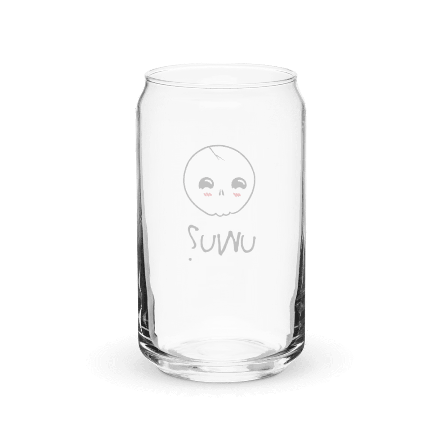 uWu Skull || 16 oz CAN SHAPED GLASS product image (38)