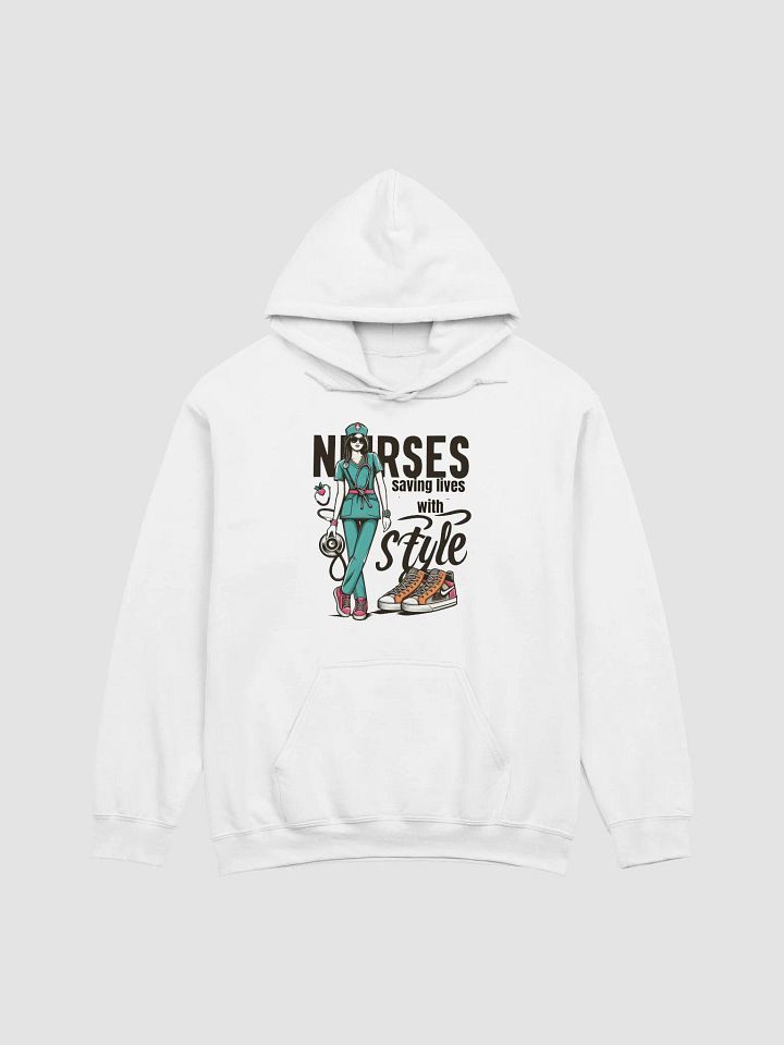 Health Professionals: Stylish Nurse Heartbeat Hoodie product image (4)