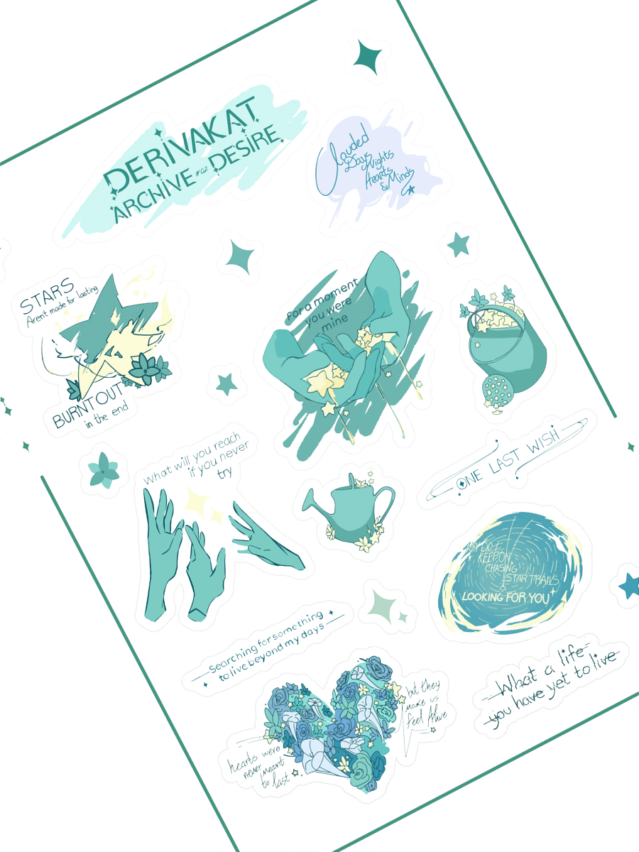 Archive #02: Desire Sticker Sheet product image (2)
