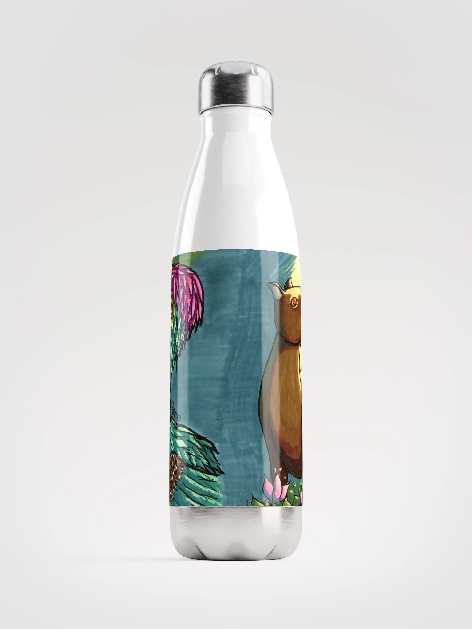 Fantasy Creatures Stainless Steel Water Bottle product image (1)