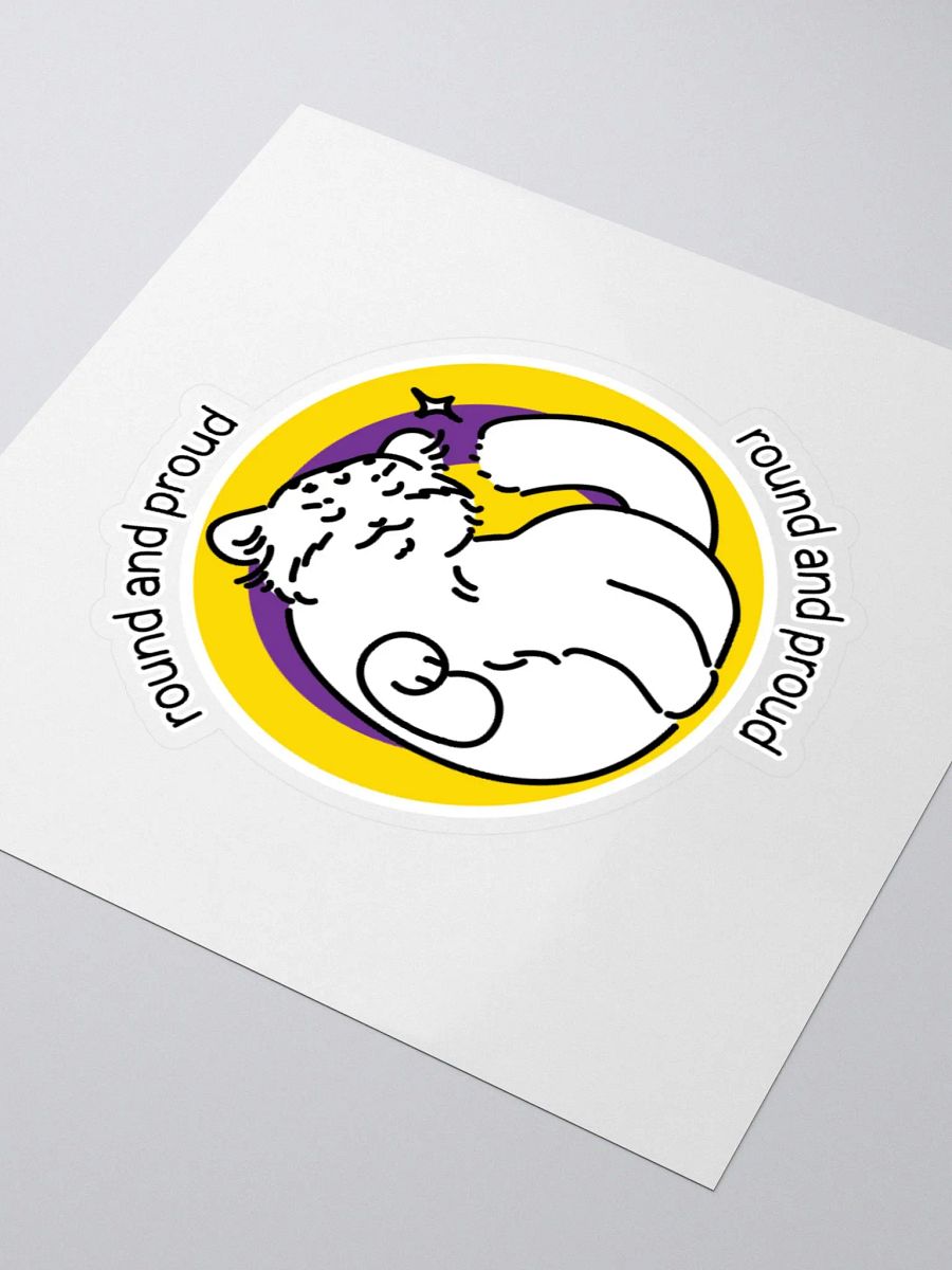 Round and Proud Manul Intersex Version - Sticker product image (8)
