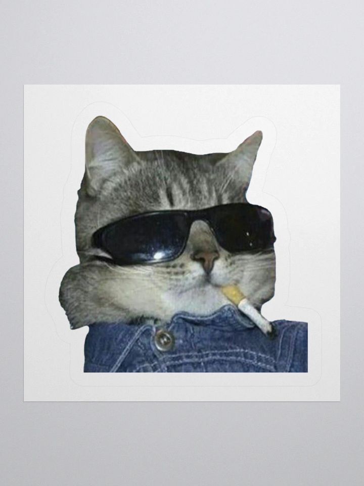Cool Cat Sticker product image (2)