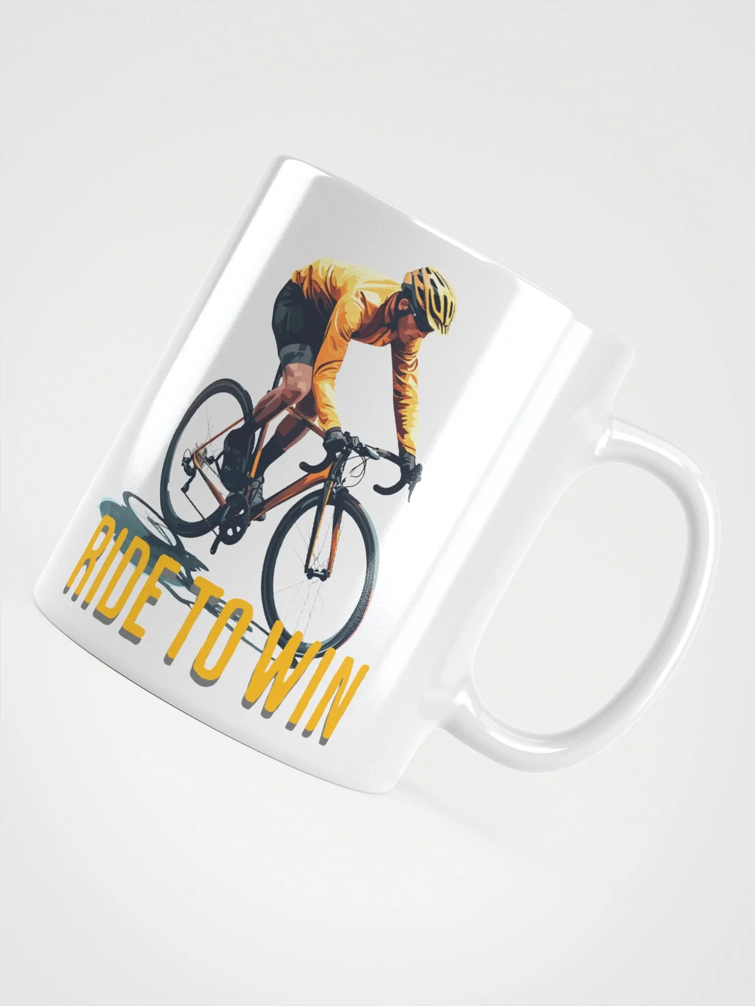 Mug with cyclist product image (4)