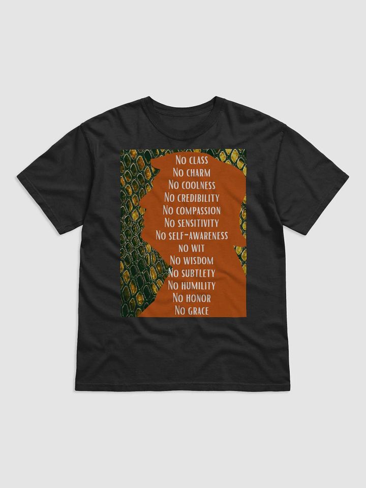 No Class, No Charm, No Wisdom Donald Trump Silouhette T-Shirt product image (1)