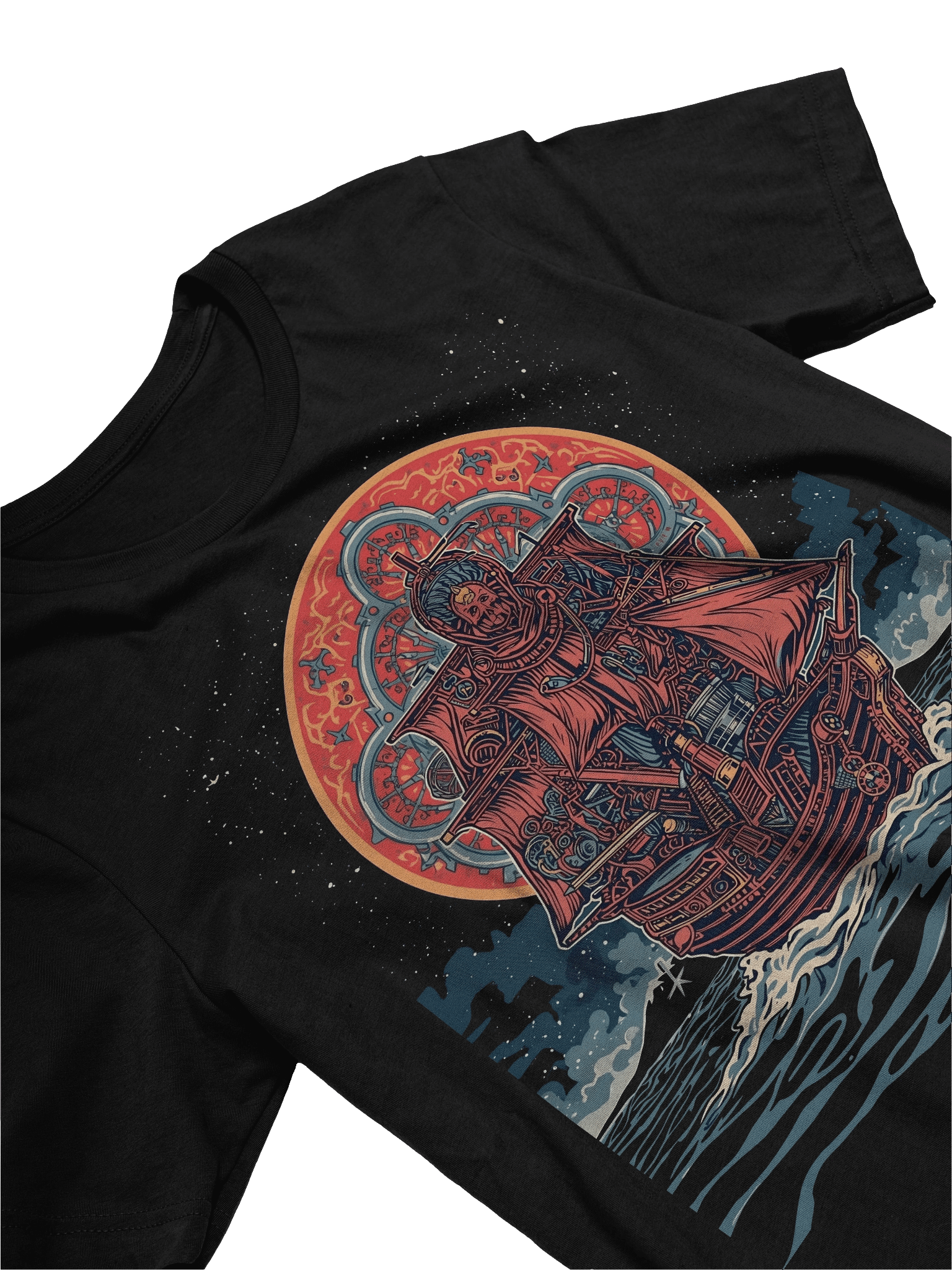 Mystical Ghost Ship Lightweight T-Shirt product image (2)