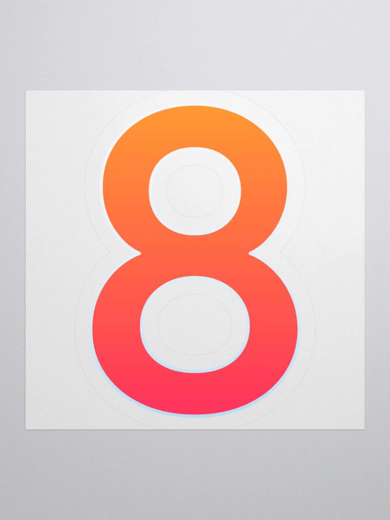 8 Sticker: Fire