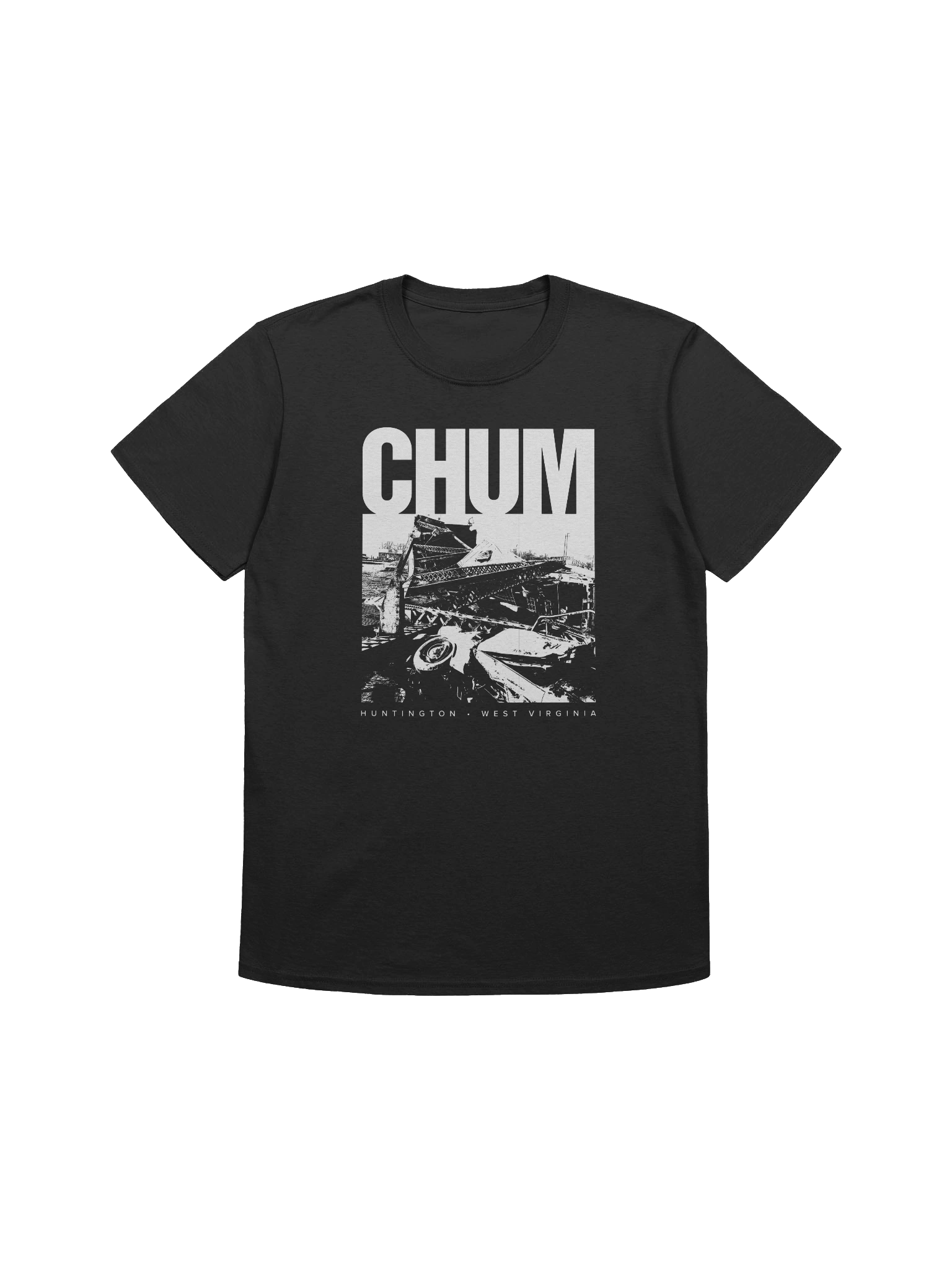 Silver Bridge tee (black) product image (1)
