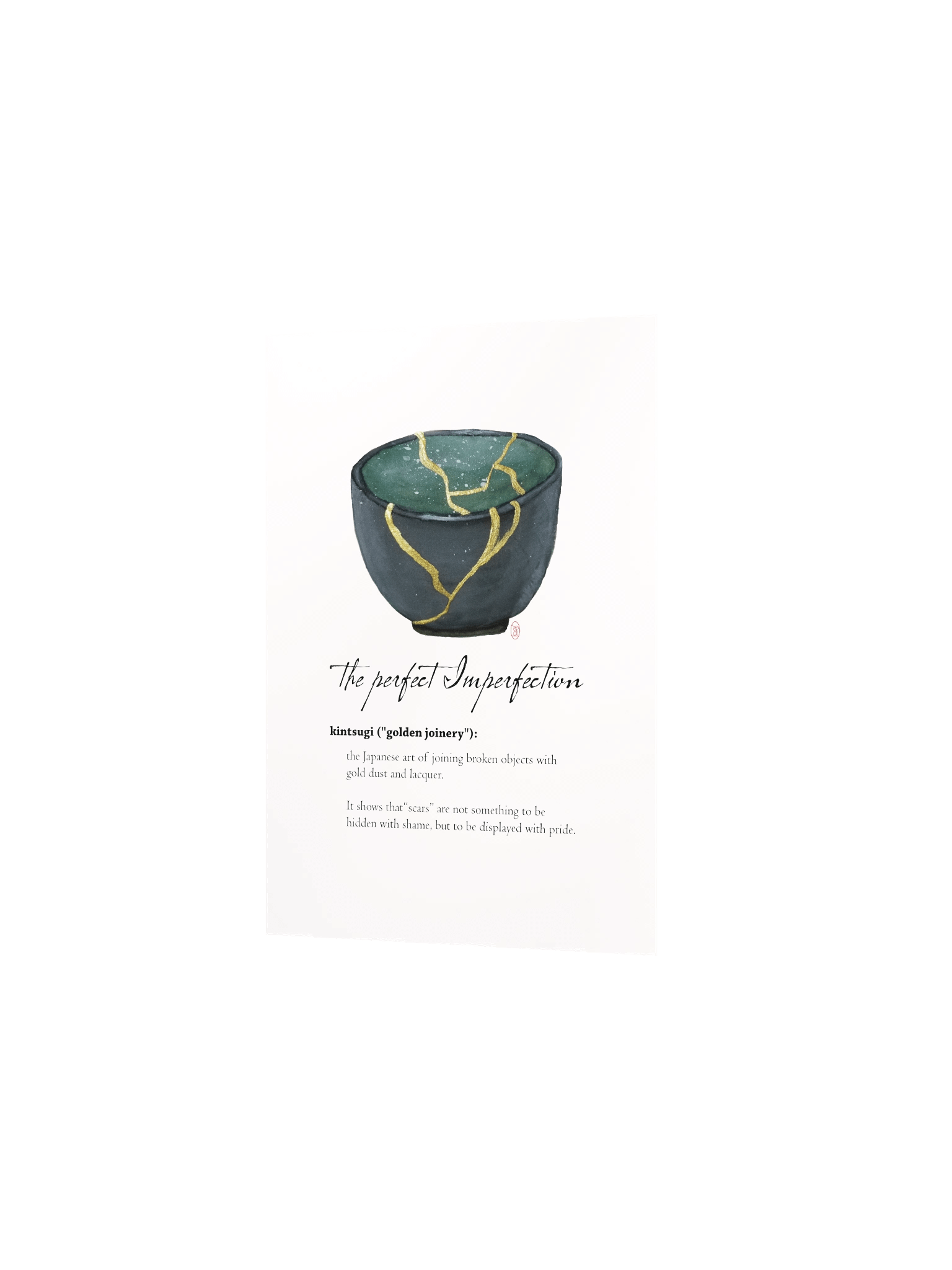 KINTSUGI - dark green cup product image (6)