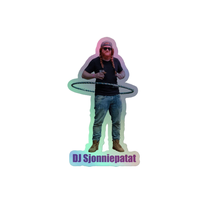 DJ Sjonniepatat Holo Sticker product image (2)