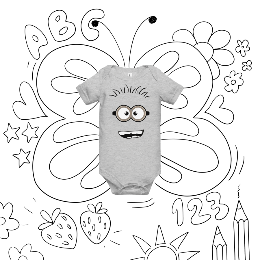 Minions Face Baby Onesie product image (22)