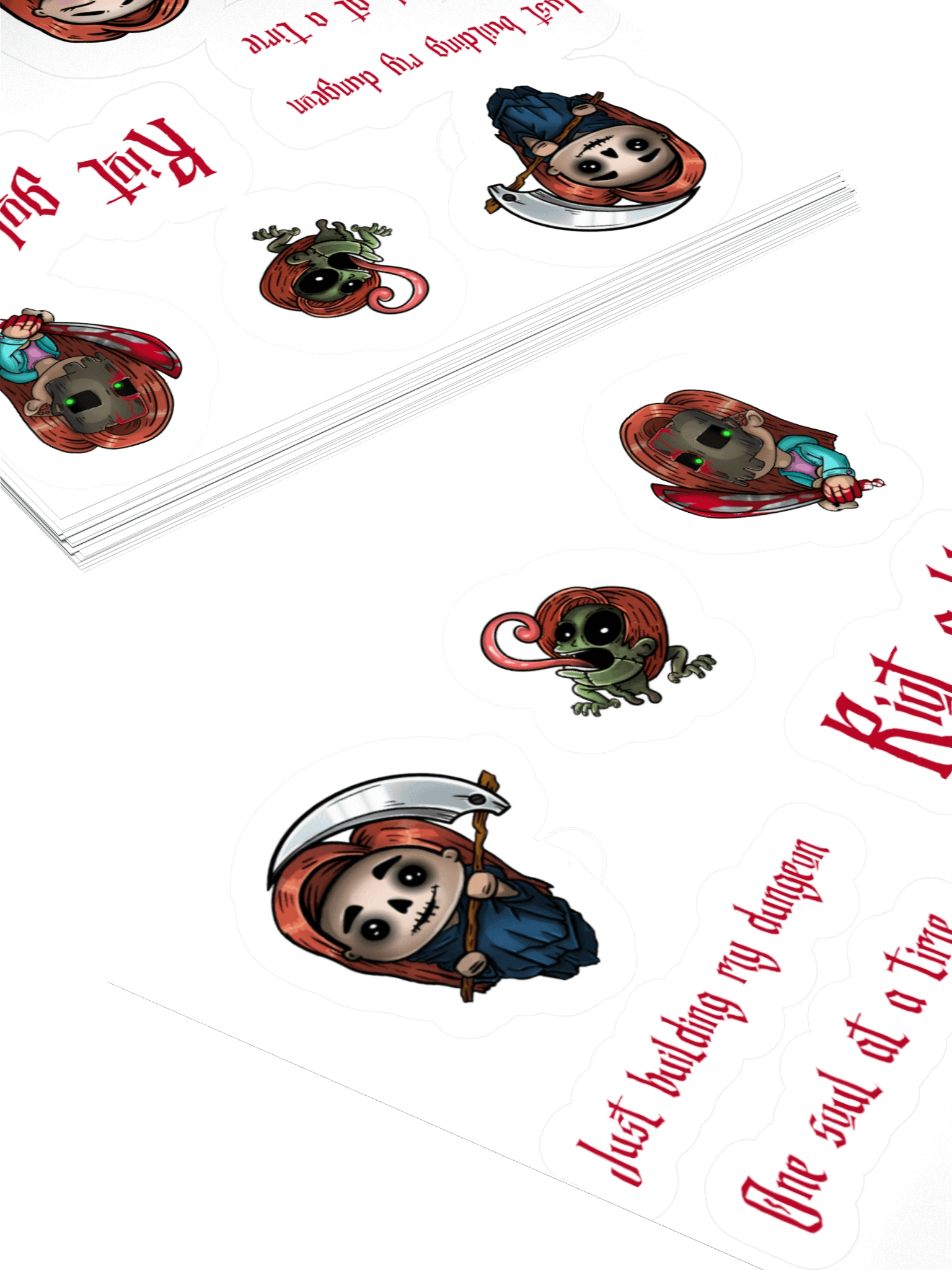 Halloween in the Dungeon sticker set product image (11)