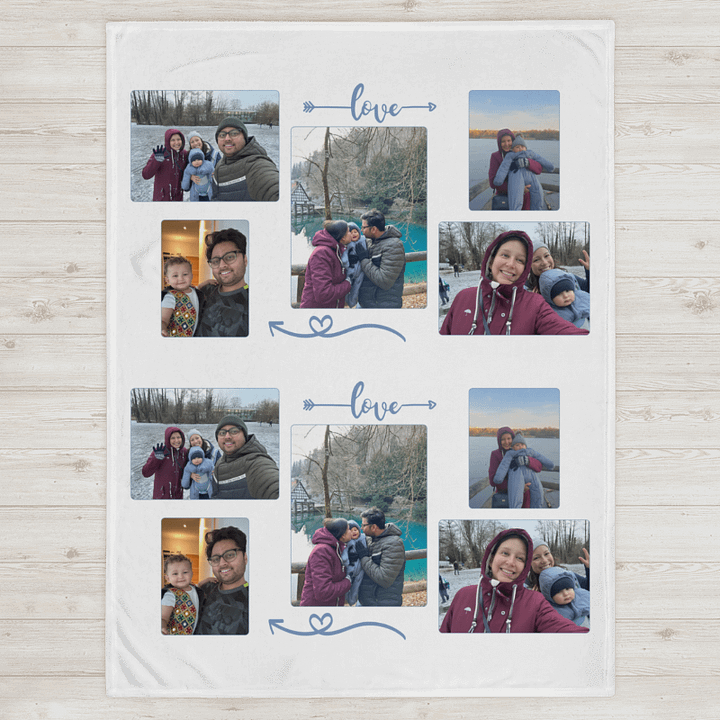 THROW BLANKET PERSONALIZED! 💙 product image (1)