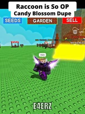 Raccoon Method is so OP for Candy Blossom🔥#growagarden #roblox #fyp