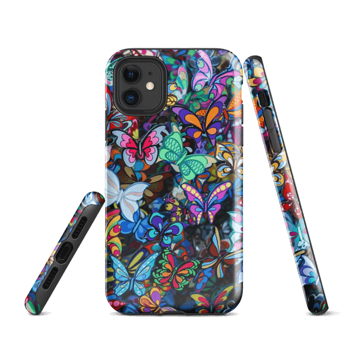 Butterfly Kaleidoscope iPhone® Tough Case product image (1)