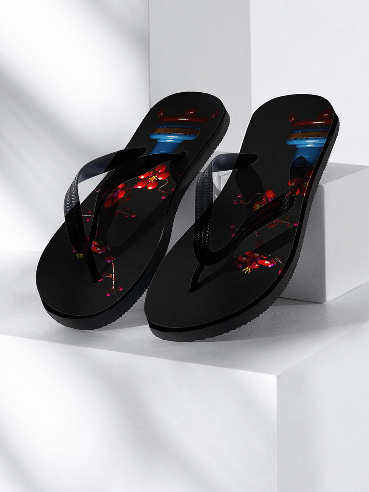 Symmetrical Blossom Flip-Flops product image (1)