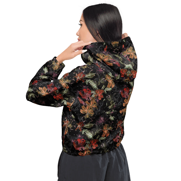 Starry Night | Women's Cropped Windbreaker product image (2)