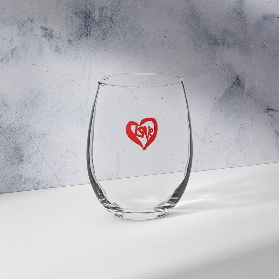 Love Inside Heart Stemless Wine Glass product image (16)