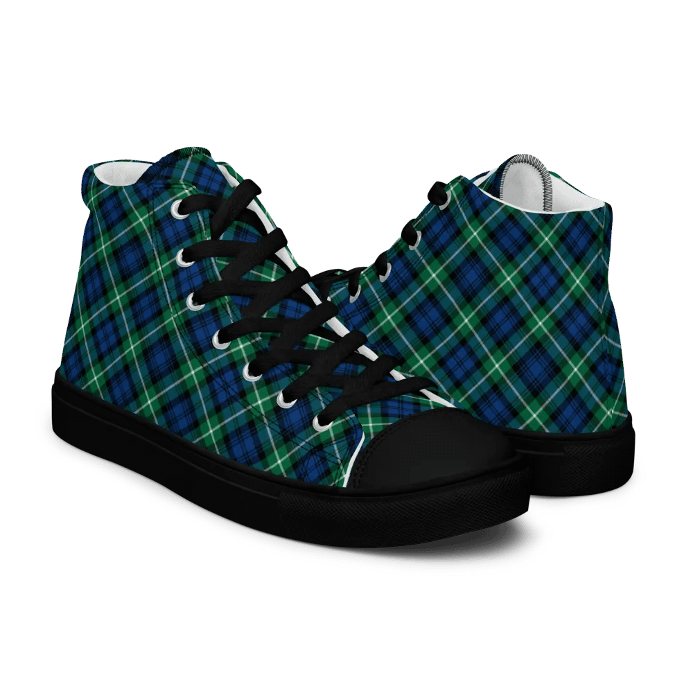 Lamont Tartan Men's High Top Shoes product image (7)