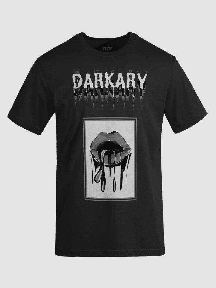 DARKARY Mouth Black T-shirt product image (2)