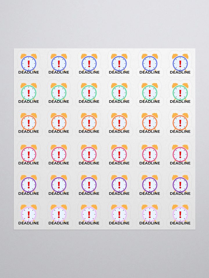 Deadline Stickers – Hand-Drawn, Functional Planner Stickers for Bullet Journals, Work, and Office Organization product image (1)