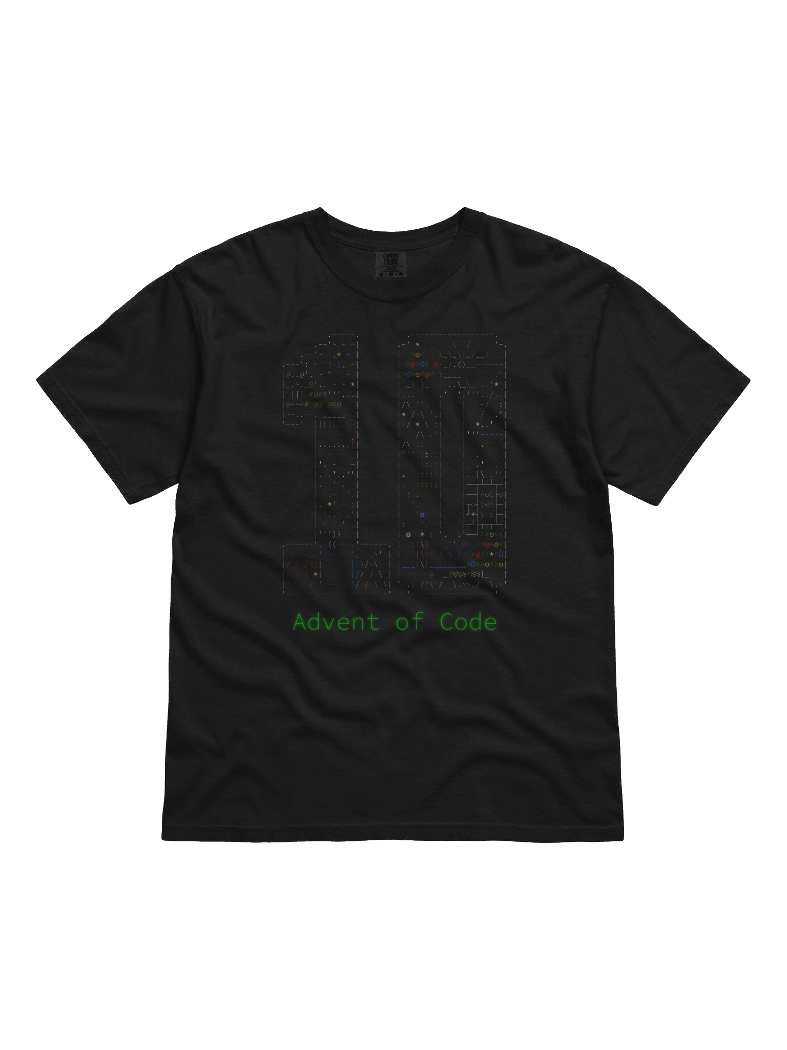 Advent of Code - AoC ten yrs - Heavyweight T-Shirt product image (1)