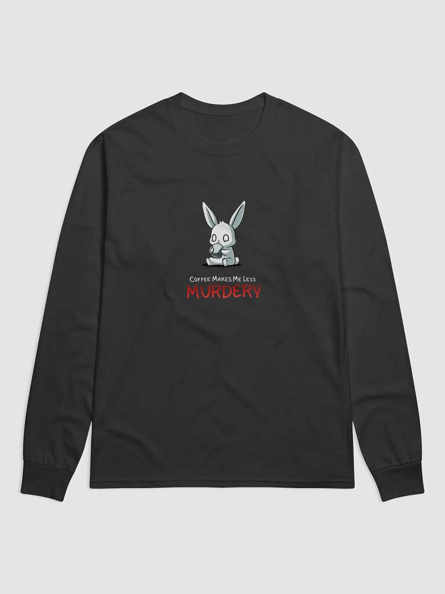 MURDERY Rabbit Coffee Champion Long Sleeve product image (2)