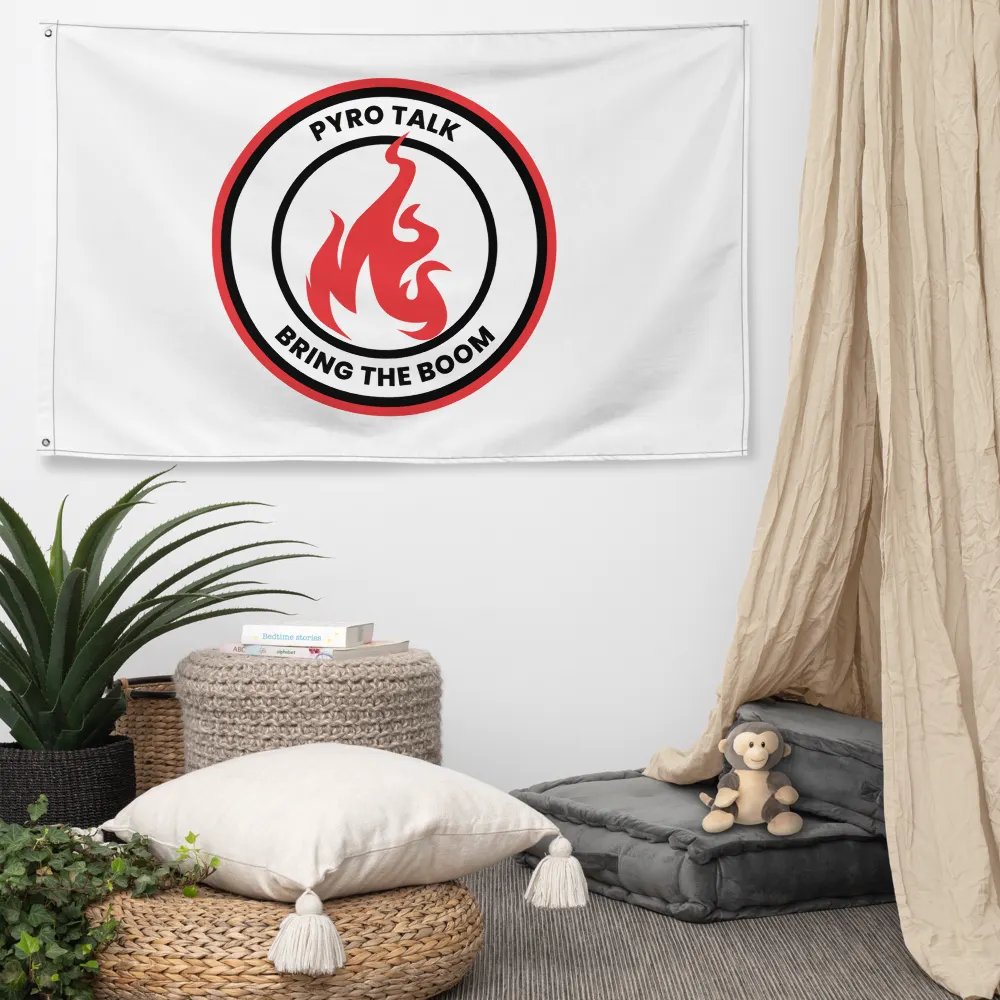 PyroTalk Logo Flag product image (5)