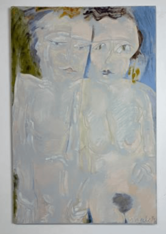 The Dream Not Finished (1984) on canvas (24" x 36") Unframed Original product image (1)