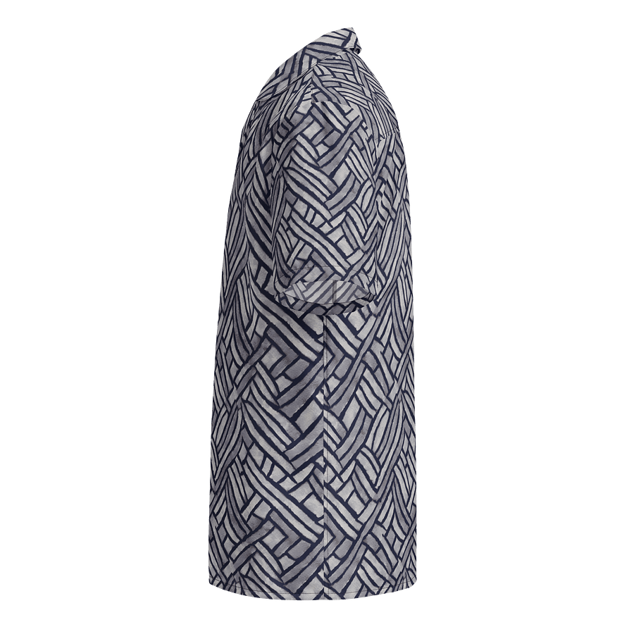 Grey Rectangles Hawaiian Shirt product image (3)